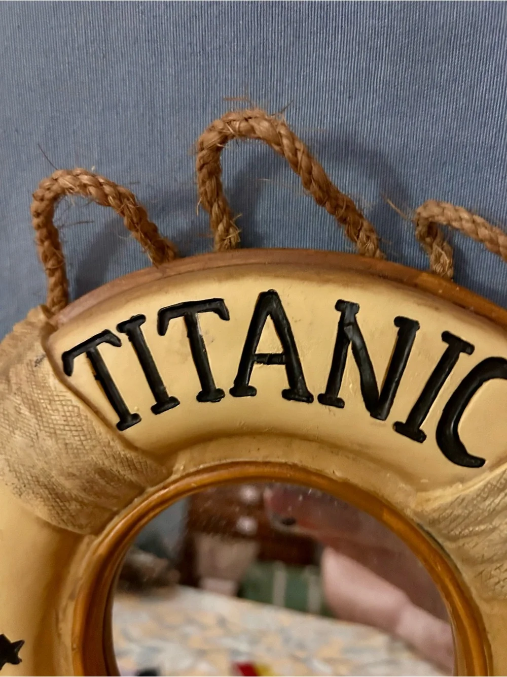 Titanic Themed Display Mirror & Nautical Flags Bundle